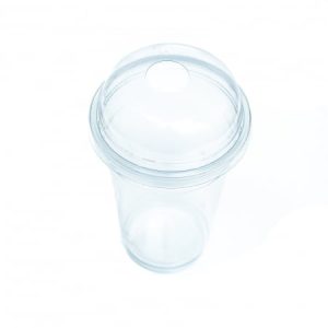 Pahare cu Capac Bombat 400ml, 100buc/set