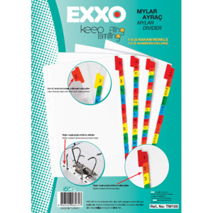 Separatoare Plastic Exxo Calendaristic Ian-Dec