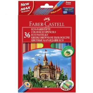 Creioane Colorate 36 buc/set, Faber-Castell