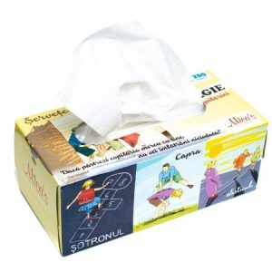 Servetele Cutie 2 straturi 200 buc/cut