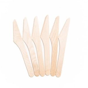 Tacamuri Cutite Lemn 100buc/set Bio