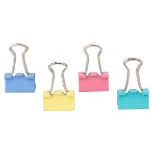 Clips Hartie 19mm Color, 40buc/cutie