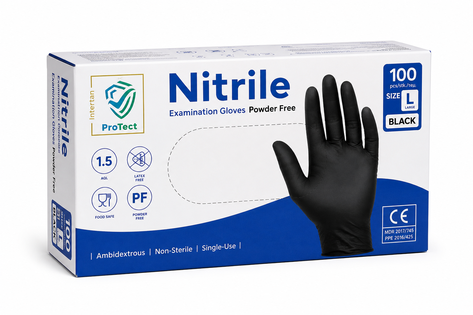 manusi nitril negre