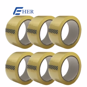 Banda Adeziva 48mm x 66y, 6role/set Transparenta EHER